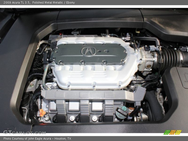 Polished Metal Metallic / Ebony 2009 Acura TL 3.5