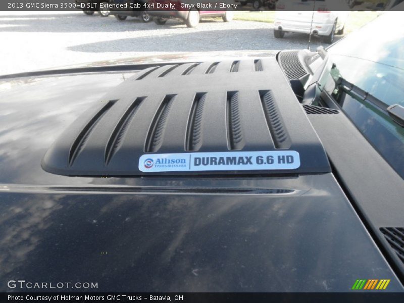 Onyx Black / Ebony 2013 GMC Sierra 3500HD SLT Extended Cab 4x4 Dually