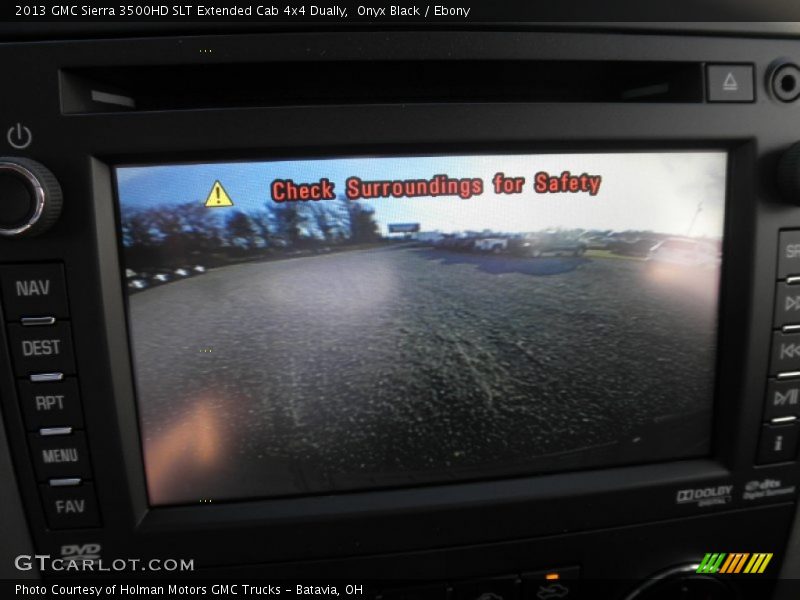 Onyx Black / Ebony 2013 GMC Sierra 3500HD SLT Extended Cab 4x4 Dually