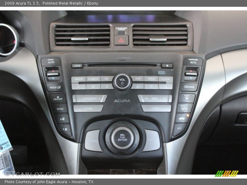 Polished Metal Metallic / Ebony 2009 Acura TL 3.5