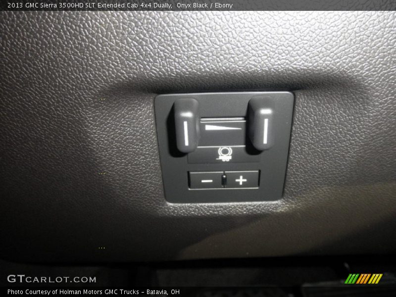 Onyx Black / Ebony 2013 GMC Sierra 3500HD SLT Extended Cab 4x4 Dually