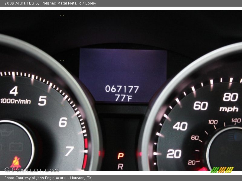 Polished Metal Metallic / Ebony 2009 Acura TL 3.5