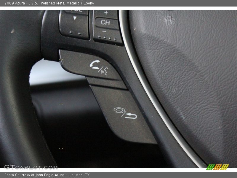Polished Metal Metallic / Ebony 2009 Acura TL 3.5