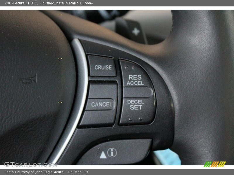 Polished Metal Metallic / Ebony 2009 Acura TL 3.5