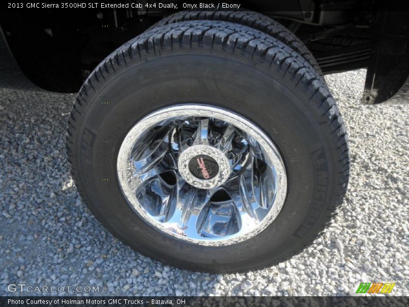 Onyx Black / Ebony 2013 GMC Sierra 3500HD SLT Extended Cab 4x4 Dually