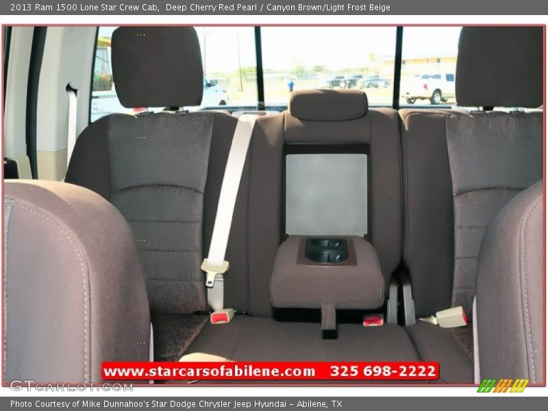 Deep Cherry Red Pearl / Canyon Brown/Light Frost Beige 2013 Ram 1500 Lone Star Crew Cab