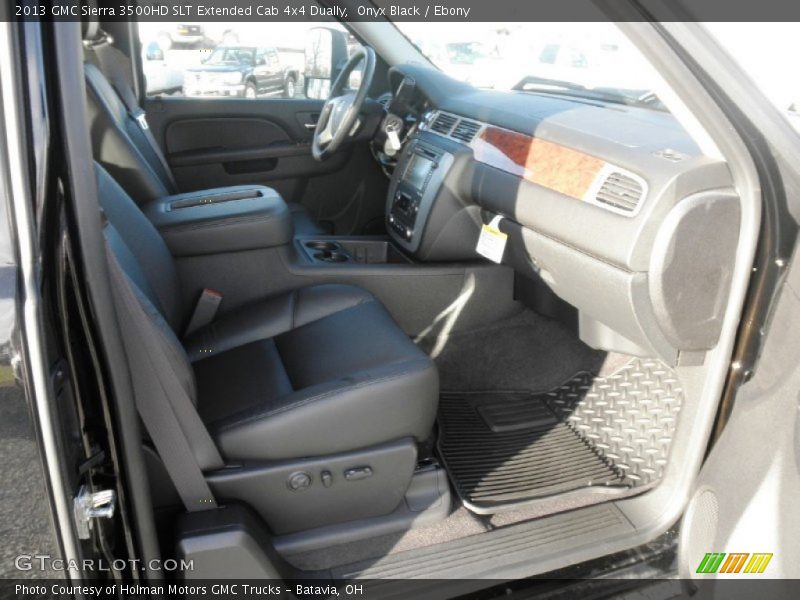 Onyx Black / Ebony 2013 GMC Sierra 3500HD SLT Extended Cab 4x4 Dually