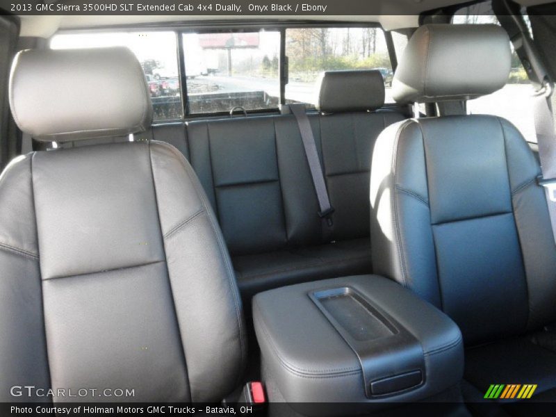 Onyx Black / Ebony 2013 GMC Sierra 3500HD SLT Extended Cab 4x4 Dually