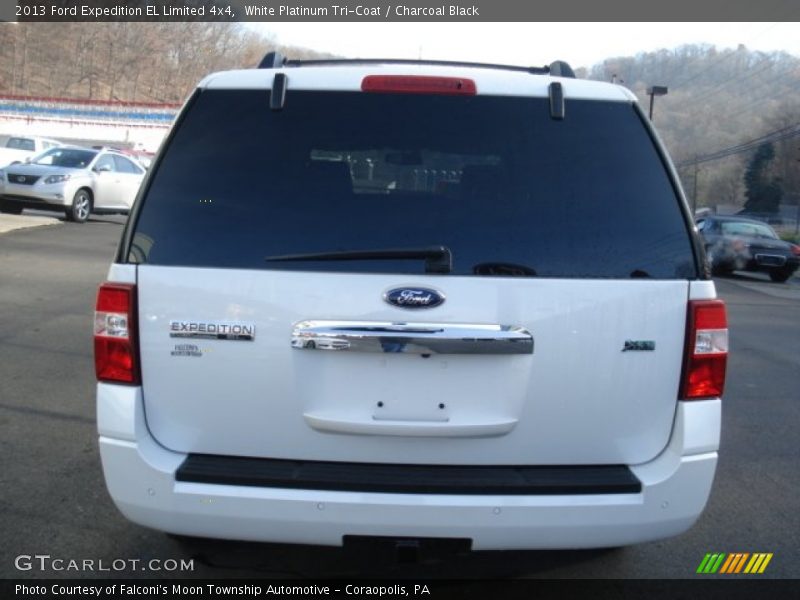White Platinum Tri-Coat / Charcoal Black 2013 Ford Expedition EL Limited 4x4