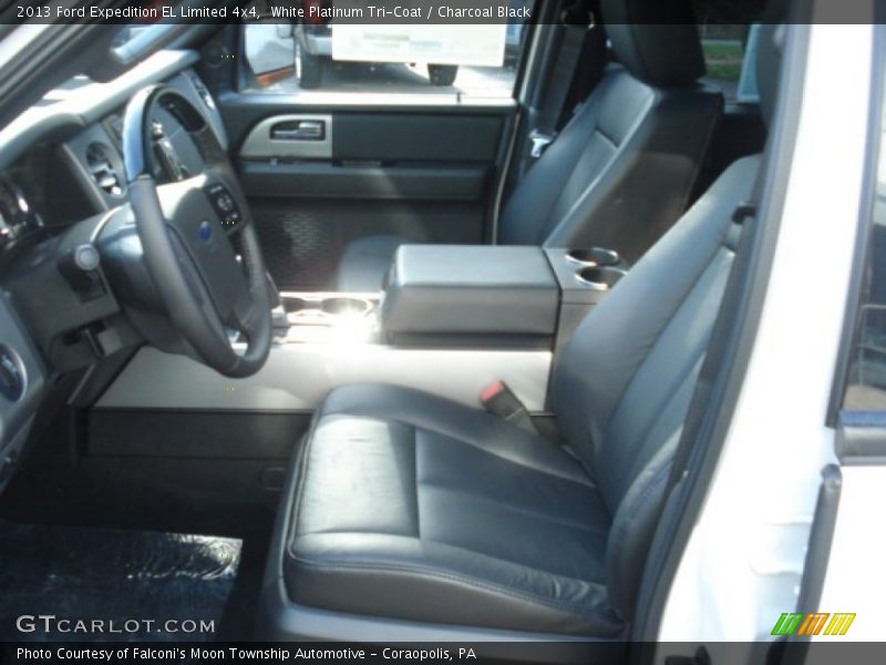 White Platinum Tri-Coat / Charcoal Black 2013 Ford Expedition EL Limited 4x4