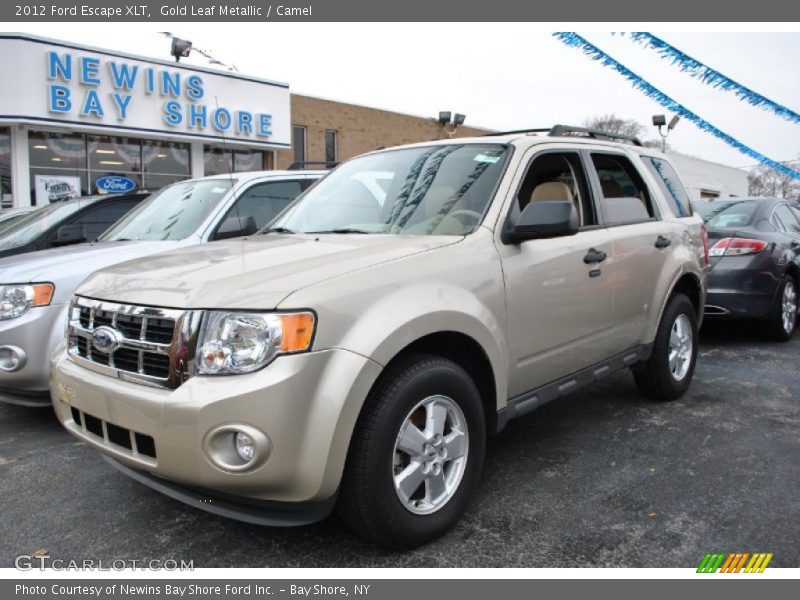 Gold Leaf Metallic / Camel 2012 Ford Escape XLT