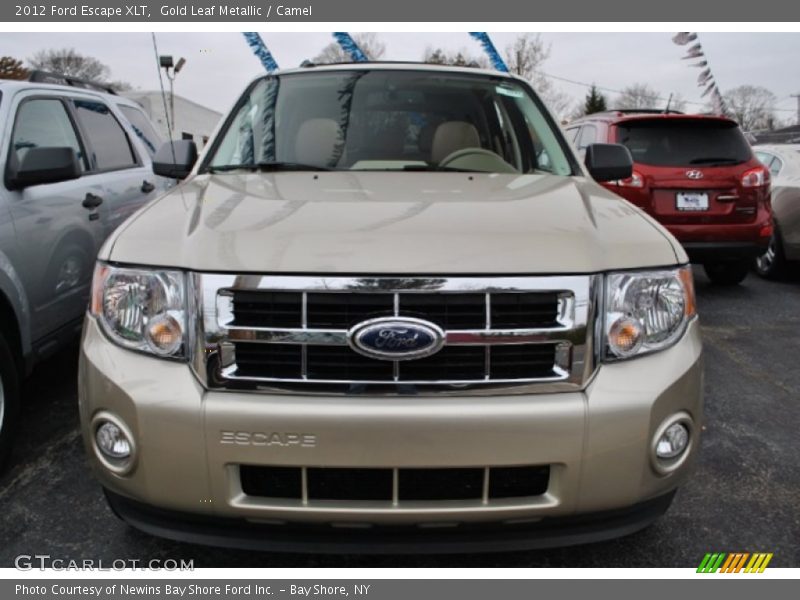 Gold Leaf Metallic / Camel 2012 Ford Escape XLT