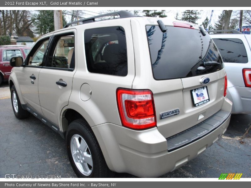 Gold Leaf Metallic / Camel 2012 Ford Escape XLT