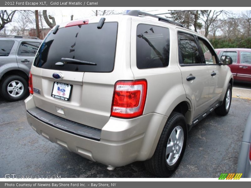Gold Leaf Metallic / Camel 2012 Ford Escape XLT