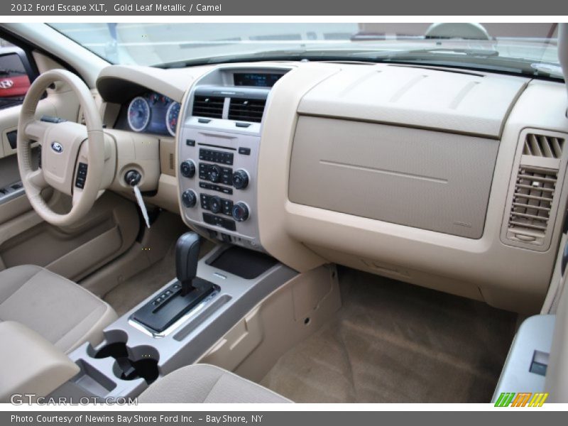 Gold Leaf Metallic / Camel 2012 Ford Escape XLT