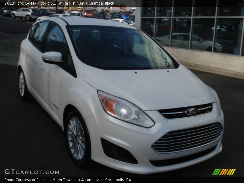 White Platinum / Charcoal Black 2013 Ford C-Max Hybrid SE