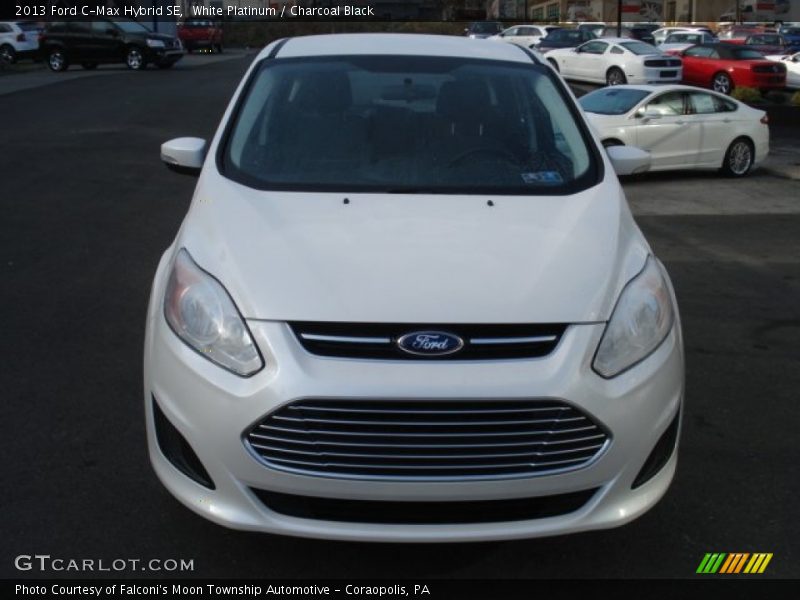 White Platinum / Charcoal Black 2013 Ford C-Max Hybrid SE