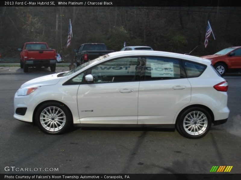 White Platinum / Charcoal Black 2013 Ford C-Max Hybrid SE