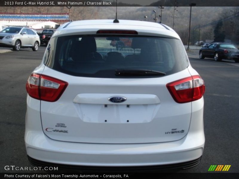 White Platinum / Charcoal Black 2013 Ford C-Max Hybrid SE