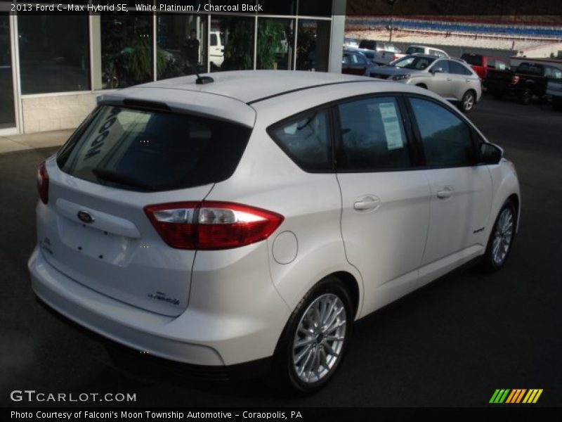 White Platinum / Charcoal Black 2013 Ford C-Max Hybrid SE
