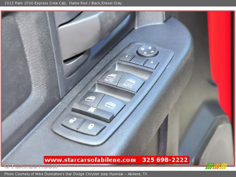 Flame Red / Black/Diesel Gray 2013 Ram 1500 Express Crew Cab