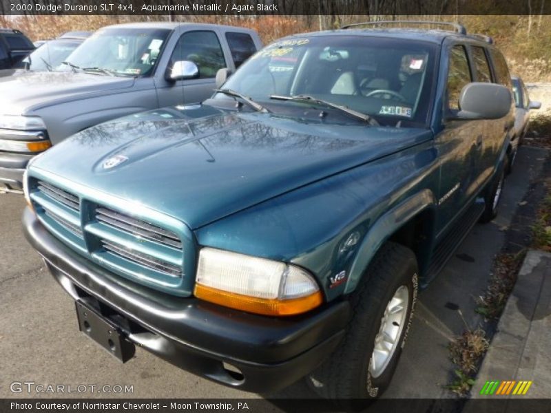Aquamarine Metallic / Agate Black 2000 Dodge Durango SLT 4x4