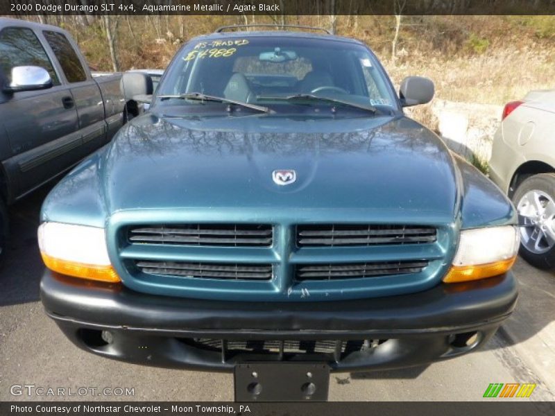 Aquamarine Metallic / Agate Black 2000 Dodge Durango SLT 4x4