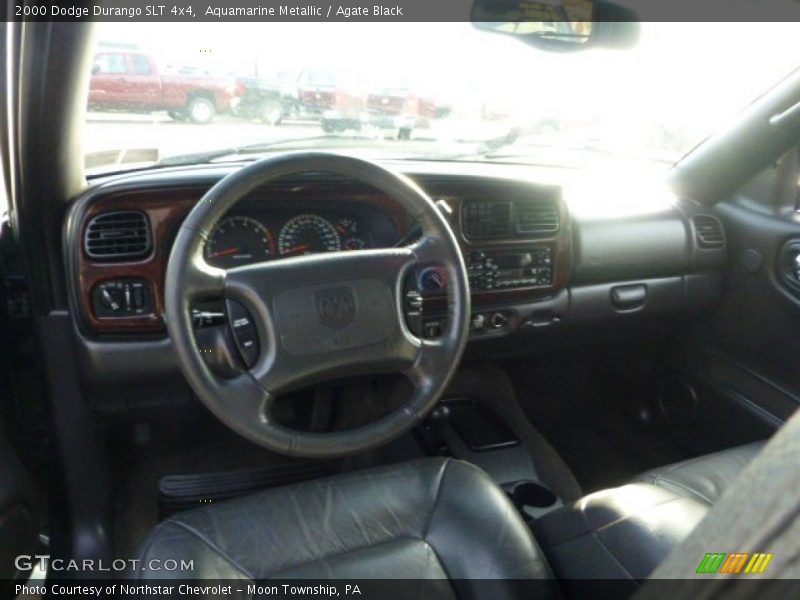 Aquamarine Metallic / Agate Black 2000 Dodge Durango SLT 4x4