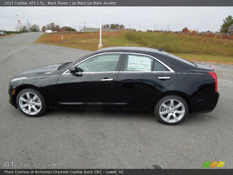 Black Raven / Jet Black/Jet Black Accents 2013 Cadillac ATS 2.5L