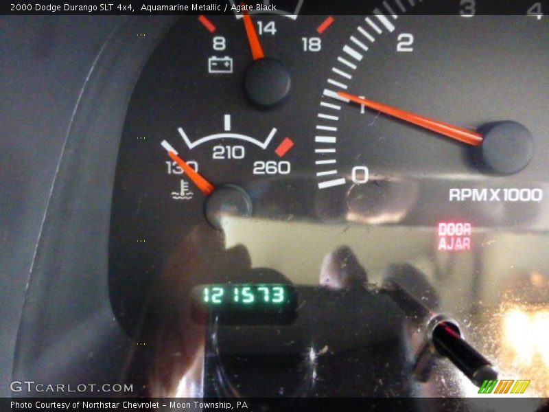 Aquamarine Metallic / Agate Black 2000 Dodge Durango SLT 4x4