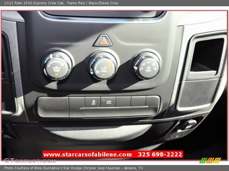 Flame Red / Black/Diesel Gray 2013 Ram 1500 Express Crew Cab
