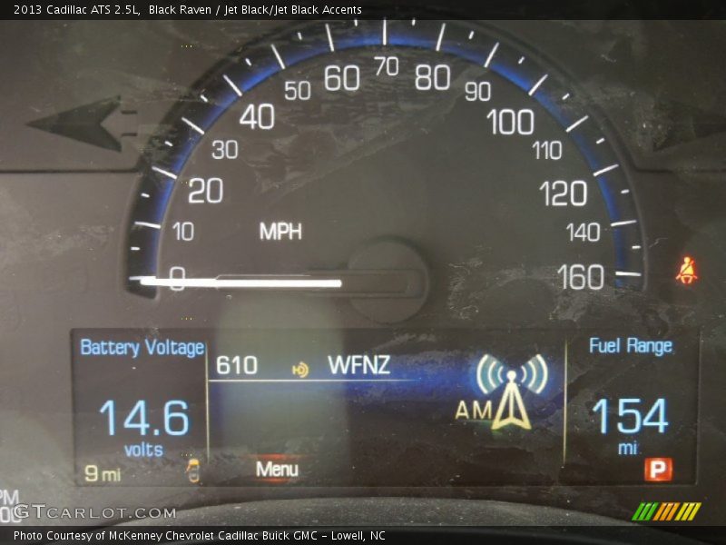 Black Raven / Jet Black/Jet Black Accents 2013 Cadillac ATS 2.5L