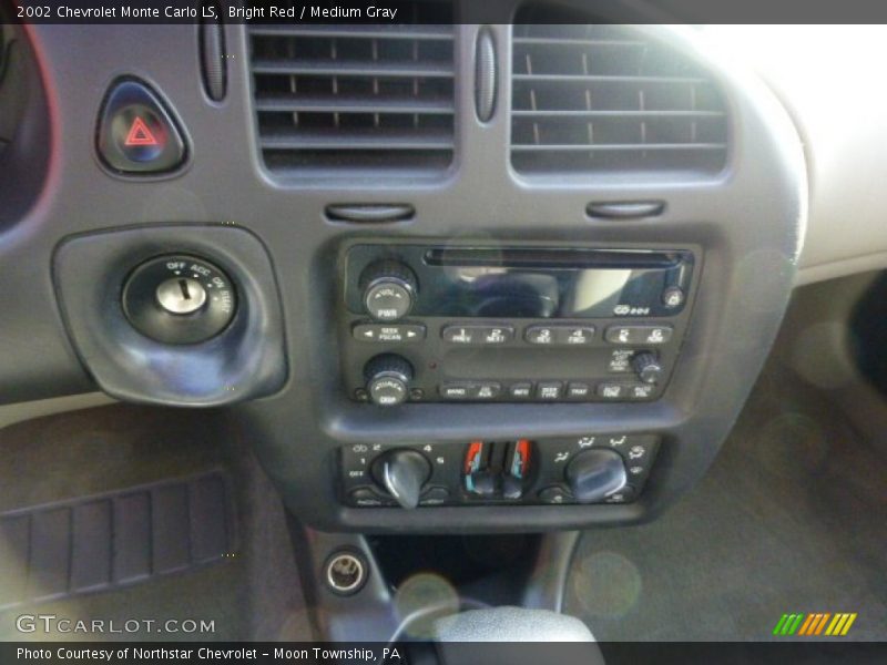 Bright Red / Medium Gray 2002 Chevrolet Monte Carlo LS