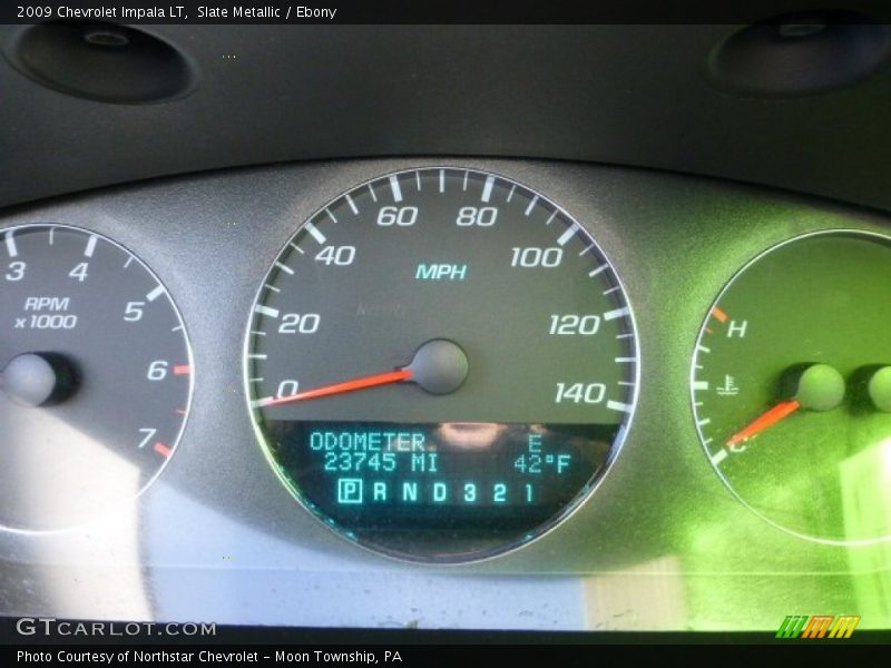 Slate Metallic / Ebony 2009 Chevrolet Impala LT
