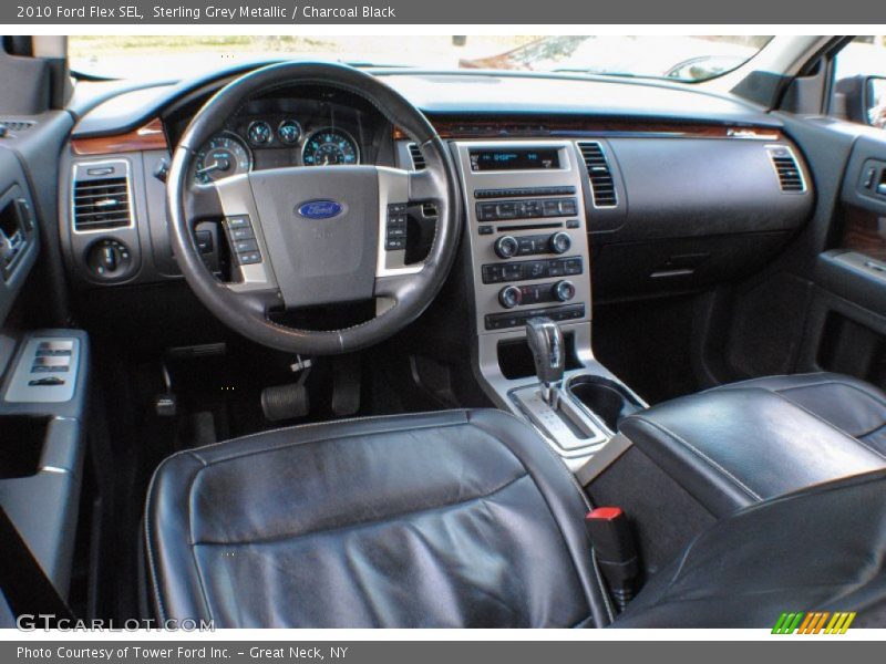 Sterling Grey Metallic / Charcoal Black 2010 Ford Flex SEL