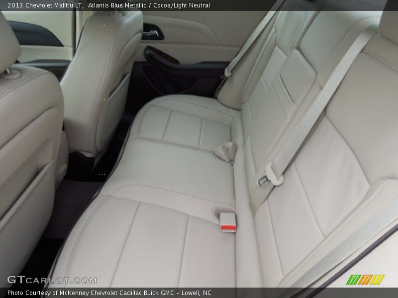 Rear Seat of 2013 Malibu LT