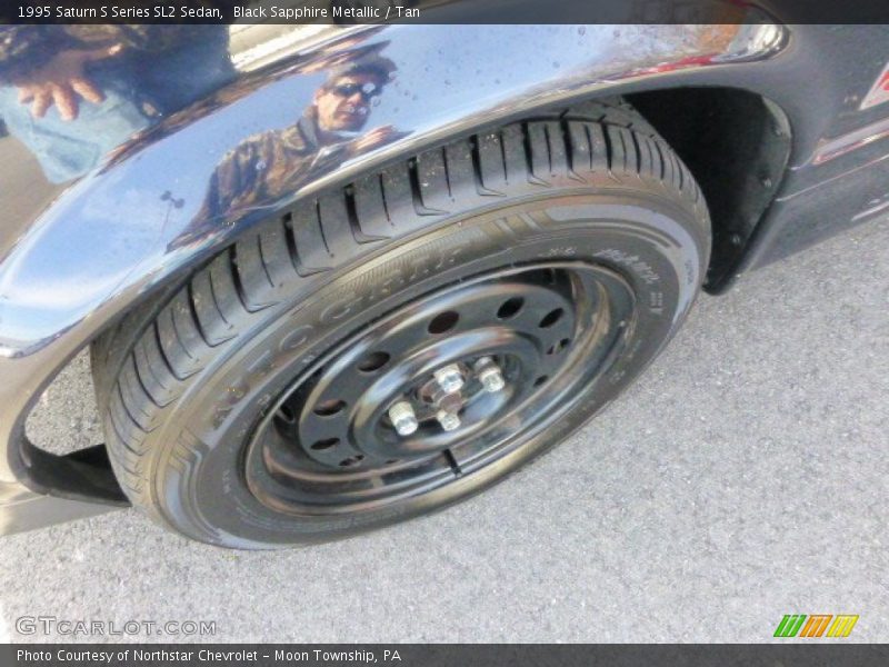 Black Sapphire Metallic / Tan 1995 Saturn S Series SL2 Sedan
