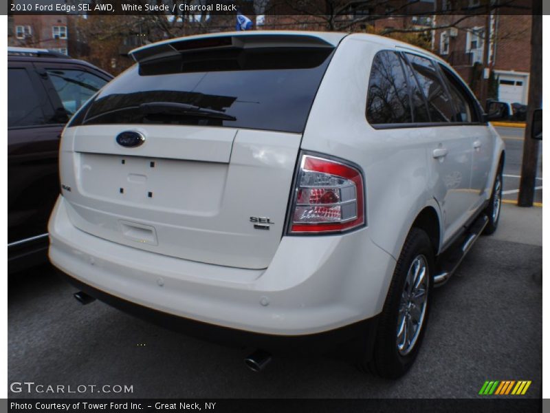 White Suede / Charcoal Black 2010 Ford Edge SEL AWD