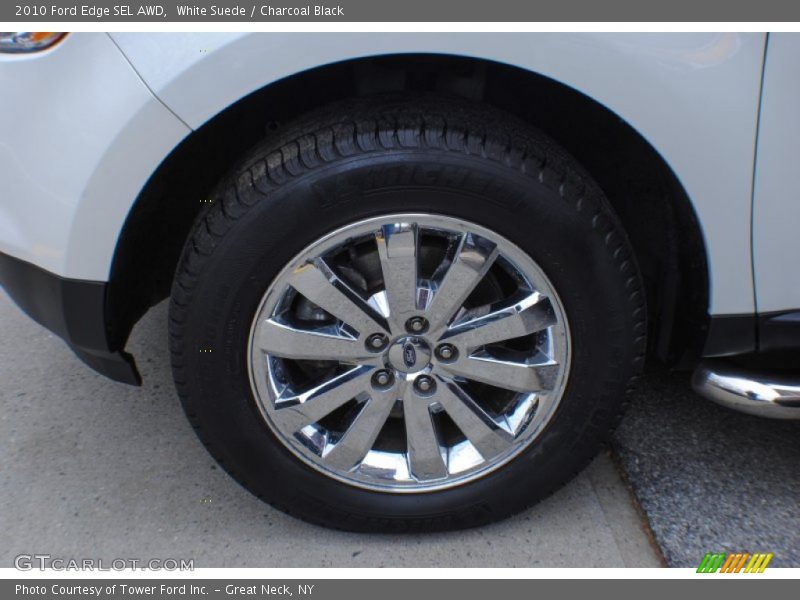 White Suede / Charcoal Black 2010 Ford Edge SEL AWD