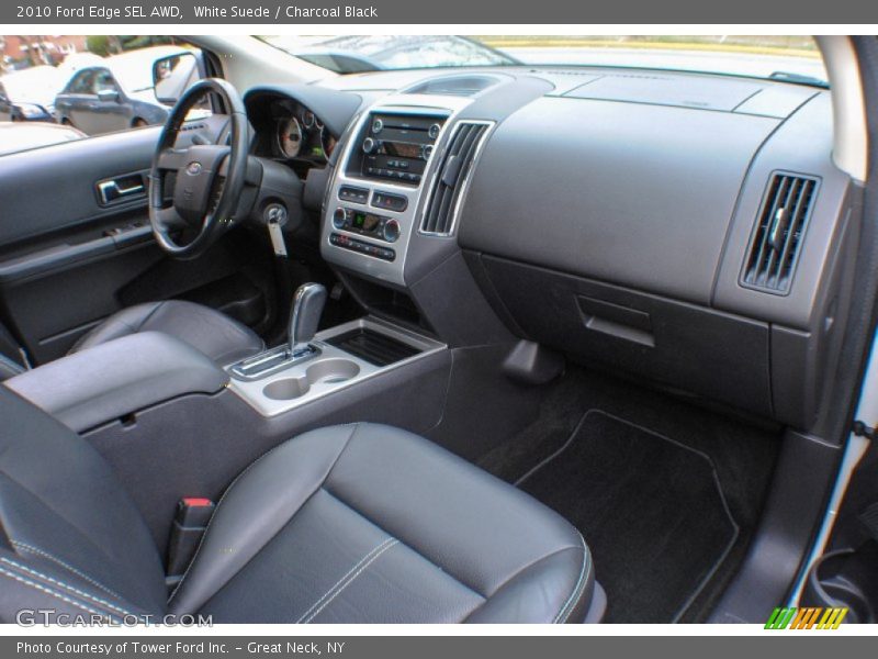 White Suede / Charcoal Black 2010 Ford Edge SEL AWD
