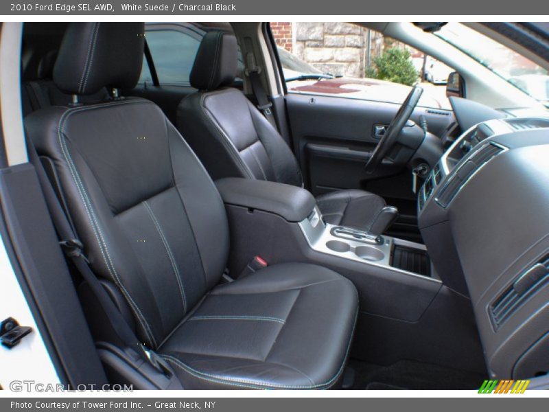 White Suede / Charcoal Black 2010 Ford Edge SEL AWD
