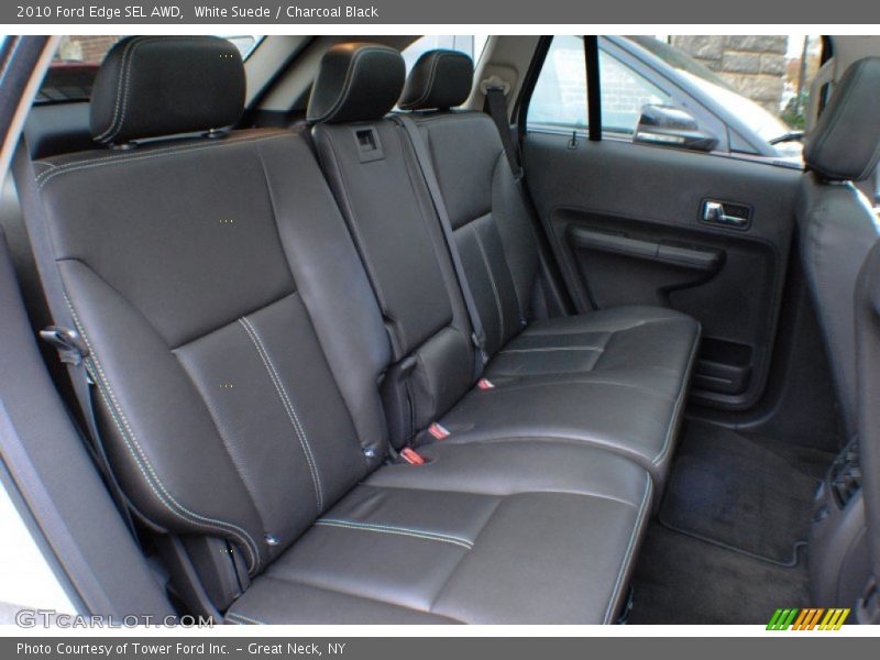 White Suede / Charcoal Black 2010 Ford Edge SEL AWD