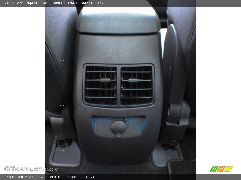 White Suede / Charcoal Black 2010 Ford Edge SEL AWD