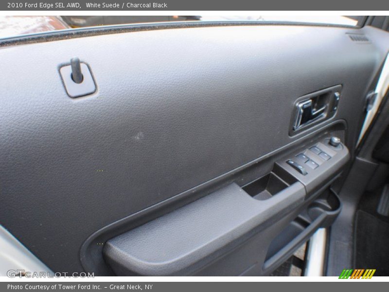White Suede / Charcoal Black 2010 Ford Edge SEL AWD