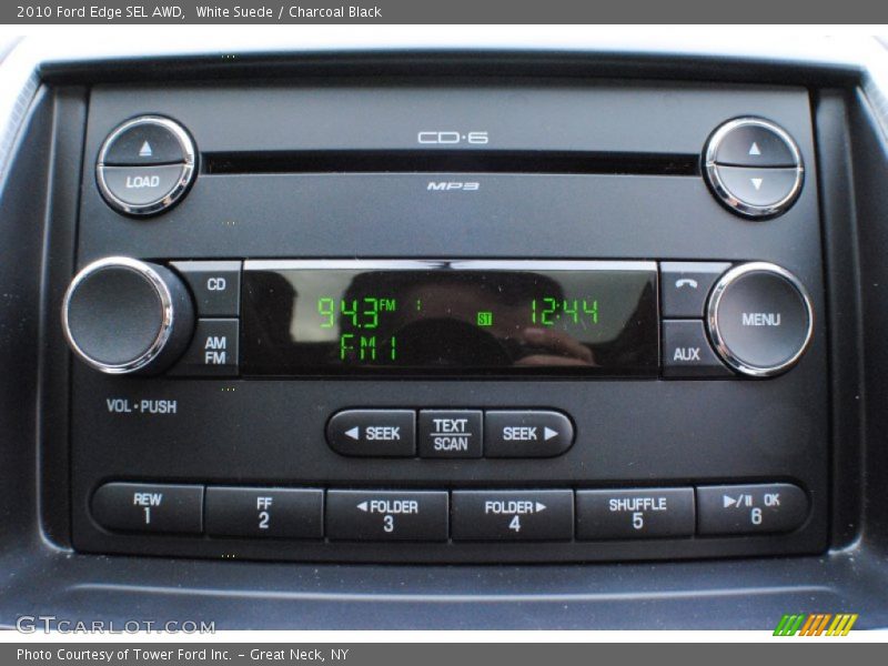 White Suede / Charcoal Black 2010 Ford Edge SEL AWD