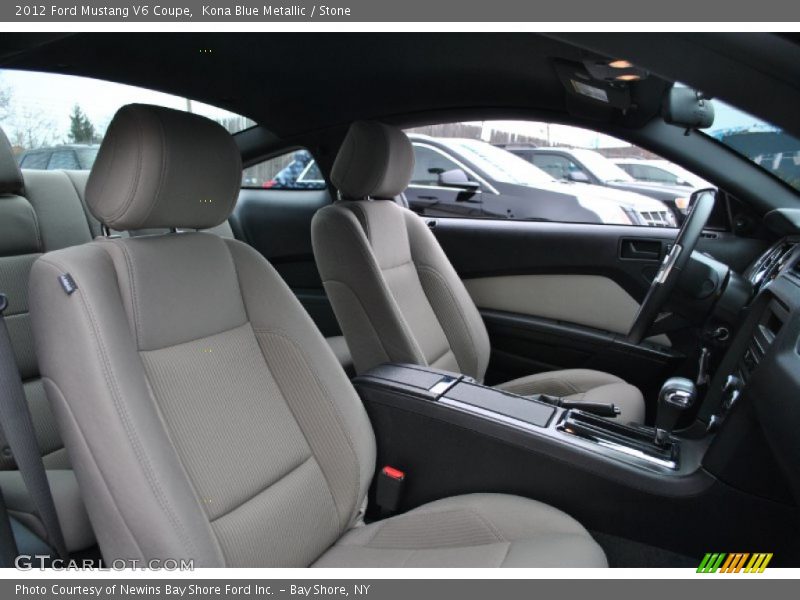 Kona Blue Metallic / Stone 2012 Ford Mustang V6 Coupe