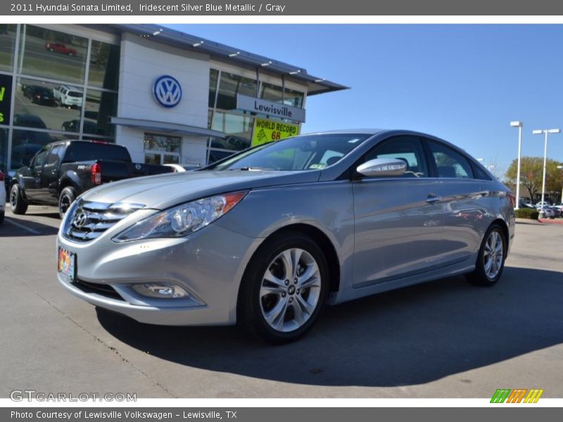 Iridescent Silver Blue Metallic / Gray 2011 Hyundai Sonata Limited