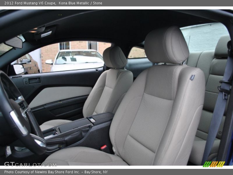 Kona Blue Metallic / Stone 2012 Ford Mustang V6 Coupe