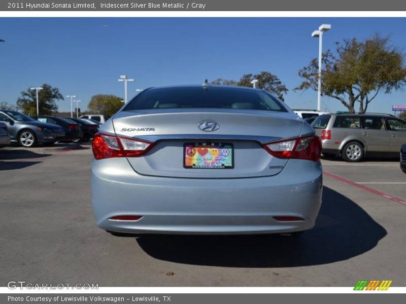 Iridescent Silver Blue Metallic / Gray 2011 Hyundai Sonata Limited