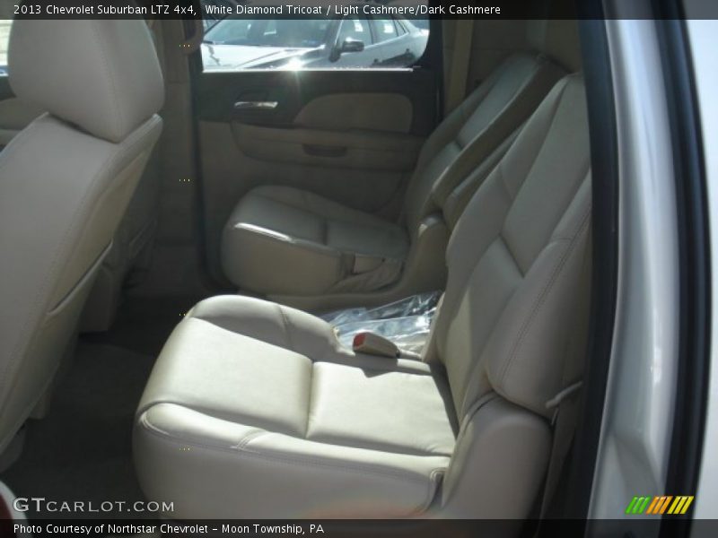 White Diamond Tricoat / Light Cashmere/Dark Cashmere 2013 Chevrolet Suburban LTZ 4x4